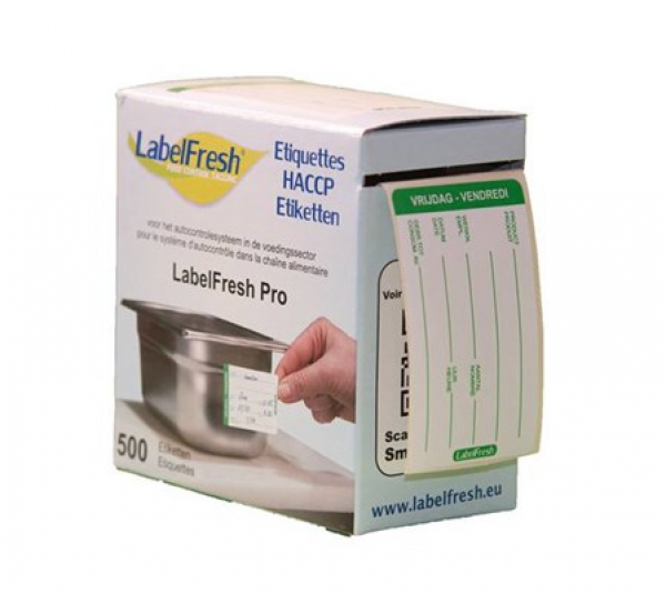 Labelfresh Pro HACCP Etiketten 70x45mm Vrijdag